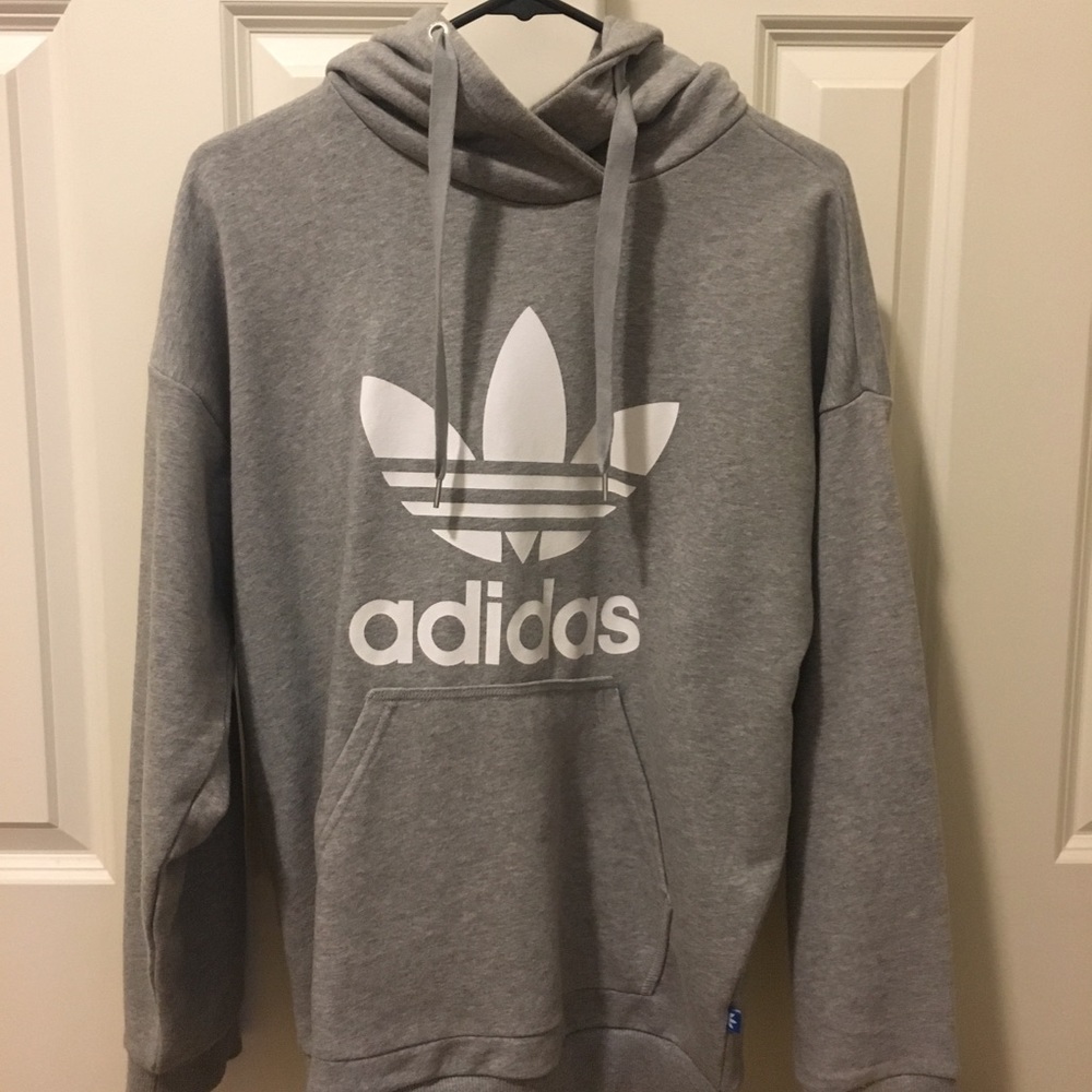 Adidas White Hoodie! SIZE LARGE